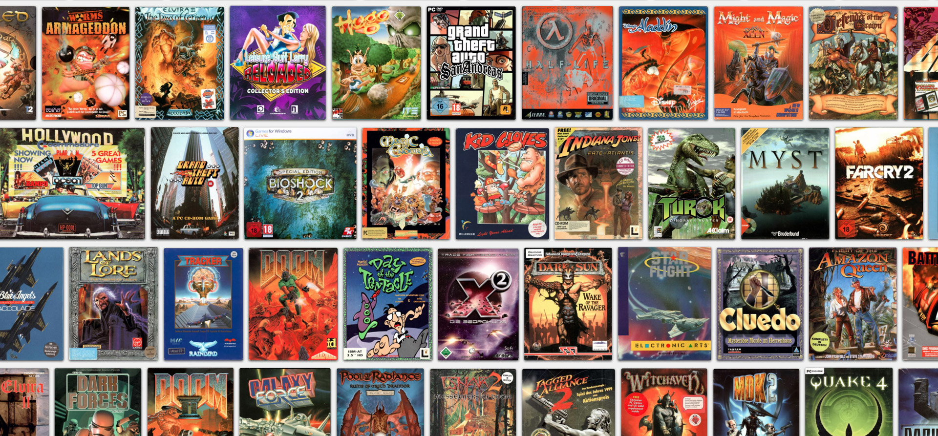 Esse site é um paraíso para quem tem saudades das antigas caixas de jogos  para PC — Overloadr
